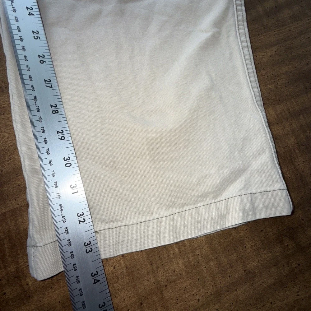 Ruff Hewn Men's Belted Cargo Pants Cotton Beige Size 34x34‎